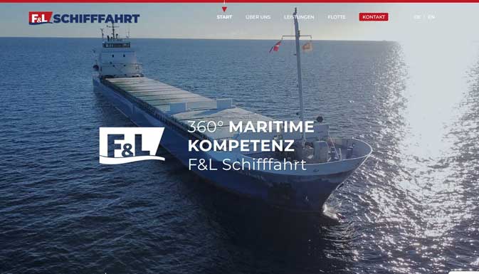 Maritime Webdesign Referenz