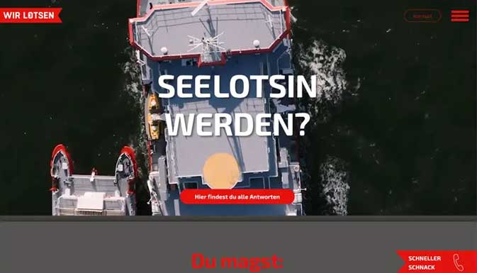 Maritime Webdesign Referenz