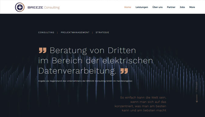 WIX Webdesign Referenz 1